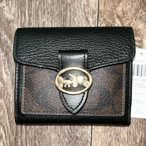 Coach Georgie signature small wallet - Picture 1 of 5